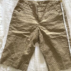 Anthropologie Pattern Shorts with Textured Design- Idra brand size 8/10